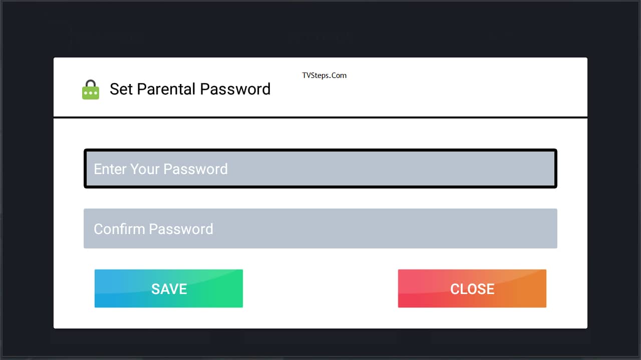 Parental Password for streams