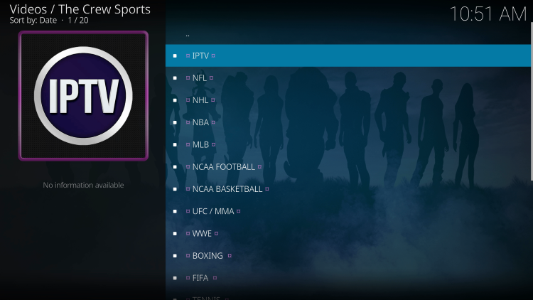 The Crew Sports Kodi Addon is widely considered one of the best Kodi Addons for live TV.