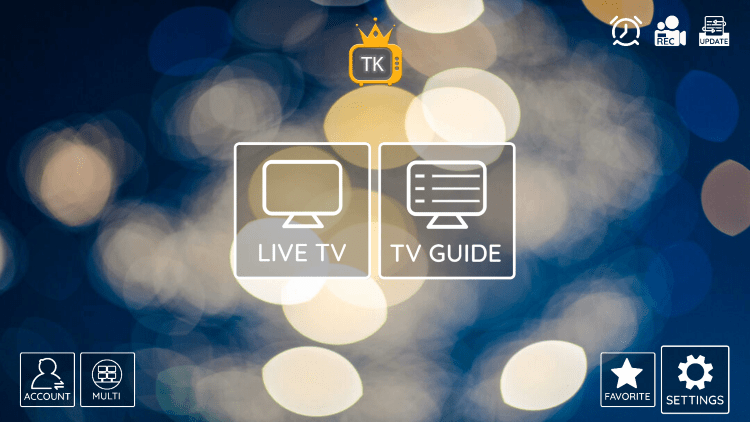 In the example below, we show how to integrate an external player within TV Kings.