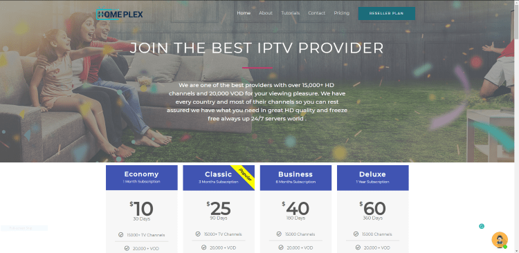 Prior to using the HomePlex IPTV service, you will need to register for an account on their official website.