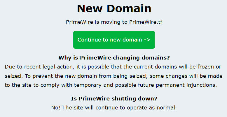 primewire new domain