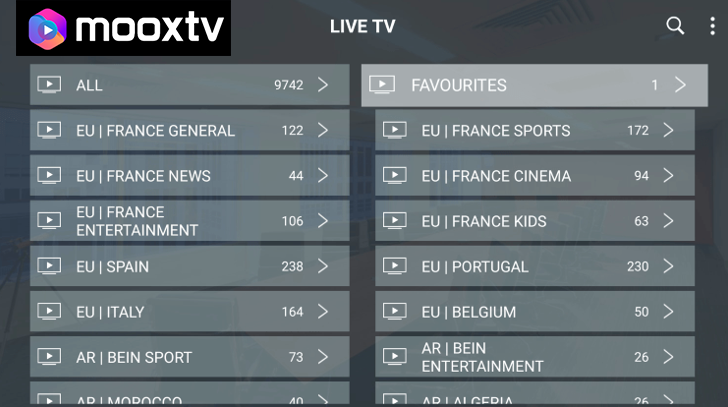 mooxtv channels