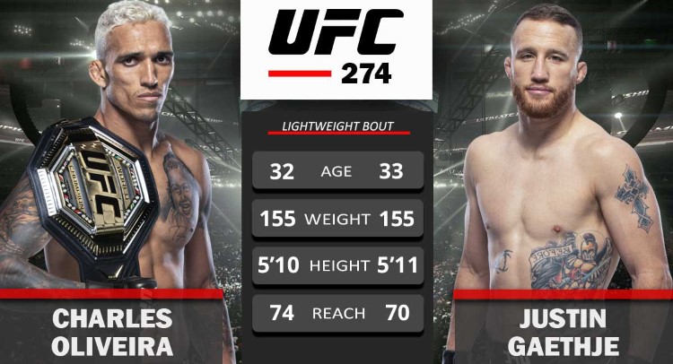 how to watch ufc 274 on firestick Charles Oliveira vs Justin Gaethje