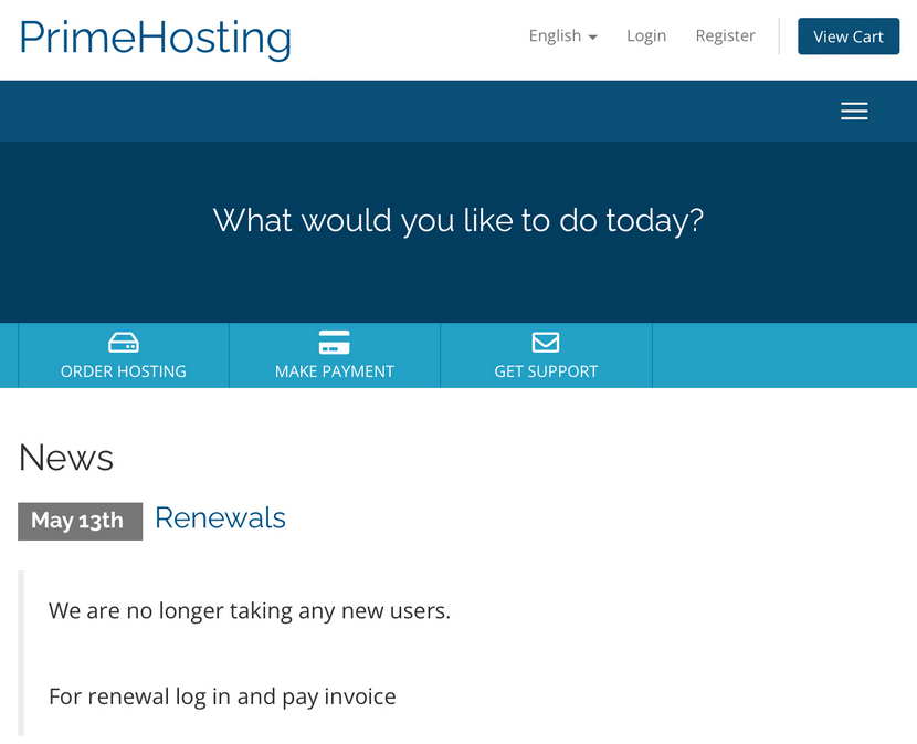 prime hosting