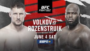 ufc on firestick for free Volkov vs Rozenstruik