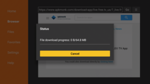 how to install free cable tv apk