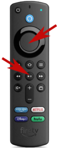 how to restart firestick with remote