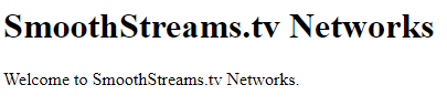 The official website of SmoothStreams IPTV is now offline and will not be coming back.
