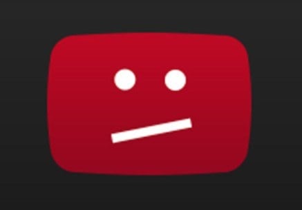 youtube sad error