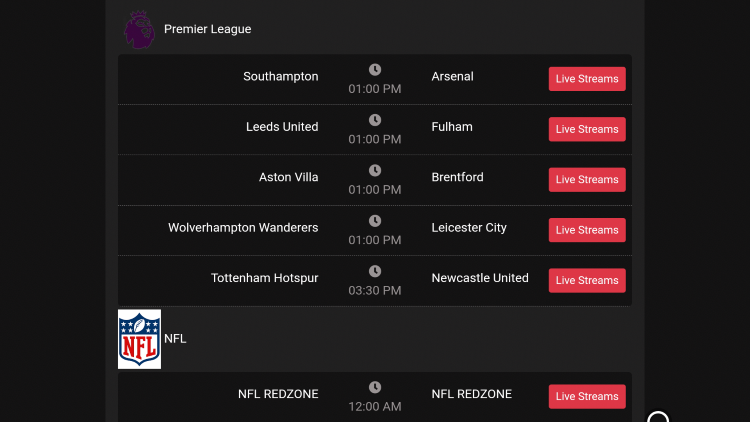 FootyBite is one of the most popular sports streaming websites for watching sports games and other programs for free online.