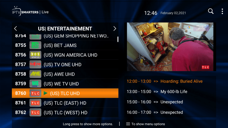 One of the best features within the Secure Stream OTT IPTV service is the ability to add channels to Favorites.