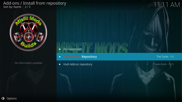 Click Misfit Mods Repository.