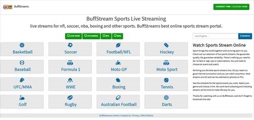 best free sports streaming sites buffstream 