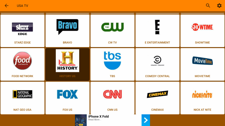 One of the best features within Kraken TV APK is the ability to add channels to Favorites.
