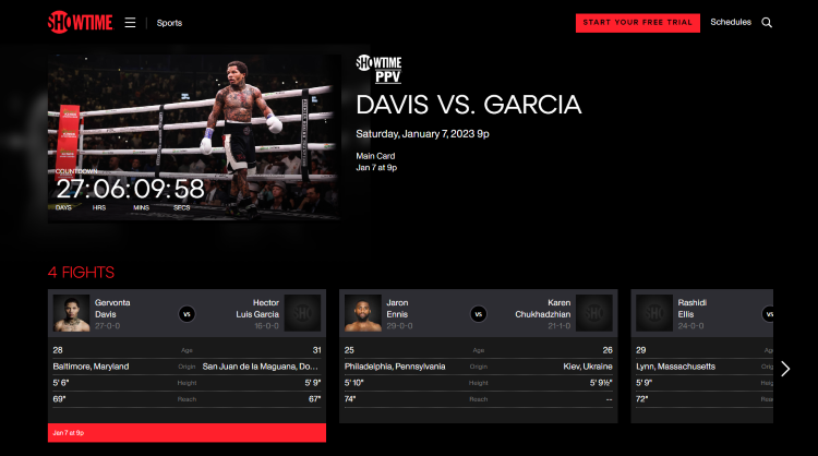How to Watch Gervonta Davis vs Hector Luis Garcia showtime