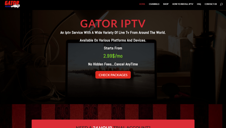 gator iptv website