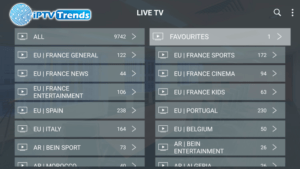 iptv trends channels