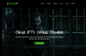 joker iptv service website