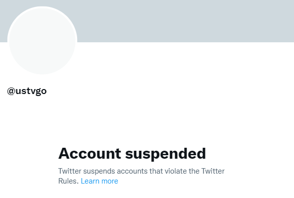 ustvgo twitter account suspended