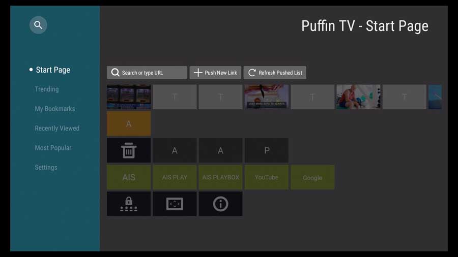 Puffin Android TV web browser