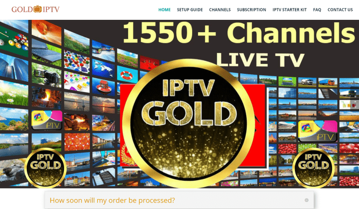 gold iptv website
