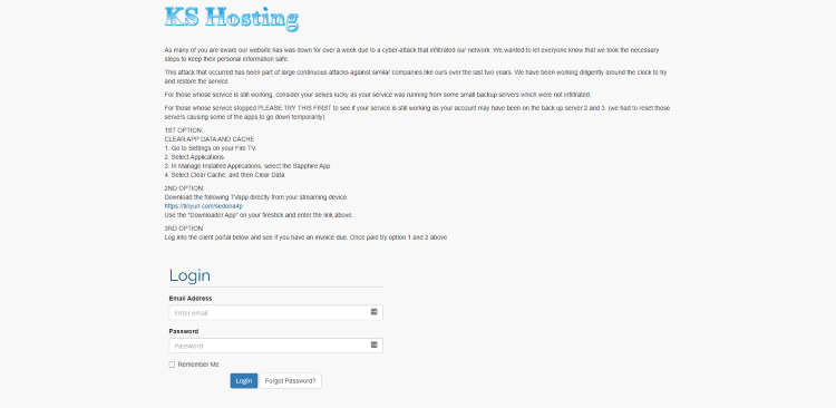 ks hosting website