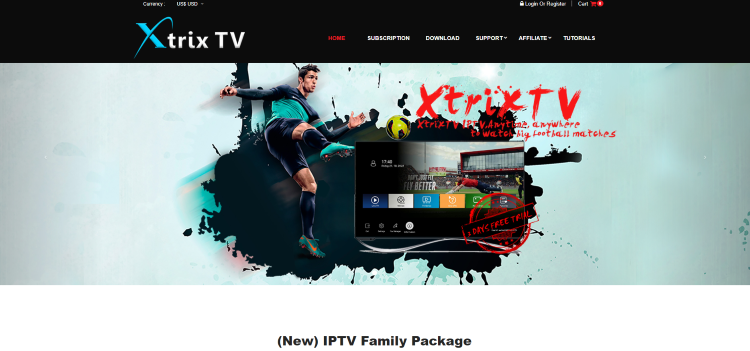 xtrix tv website