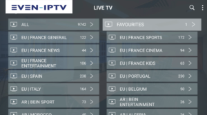 even iptv channels