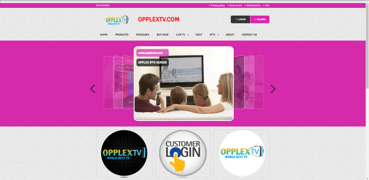 Prior to using the OpplexTV IPTV service, you will need to register for an account on their official website.