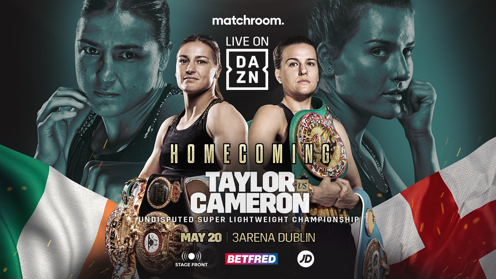 How to Stream Chantelle Cameron vs Katie Taylor - Details