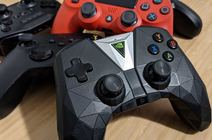 Several Bluetooth game controllers for Android TV