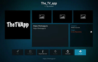 the tv app kodi addon