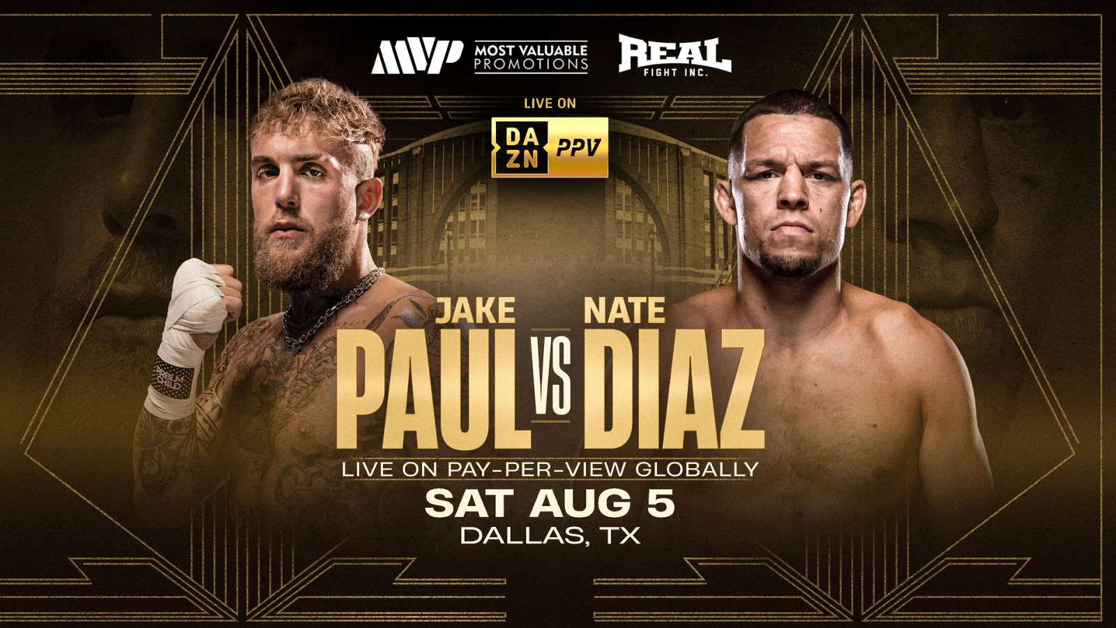 How to Stream Jake Paul vs Nate Diaz for free on any device.