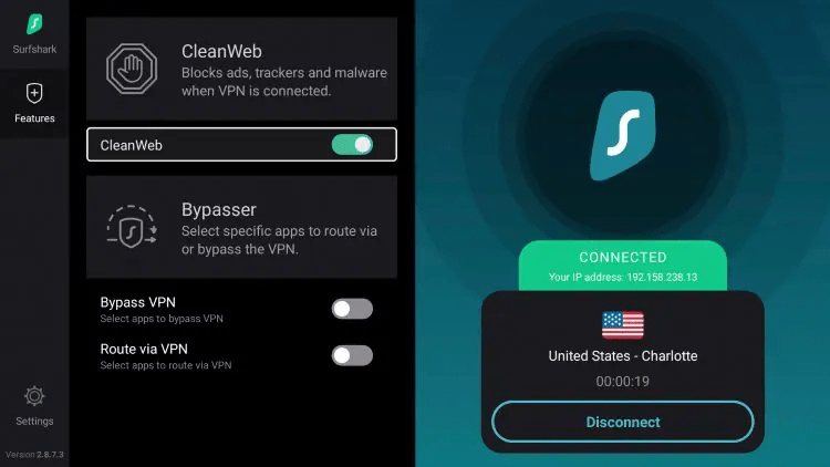 Surfshark VPN's Cleanweb Feature to Block Ads
