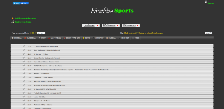 best free sports streaming sites firstrowsports 