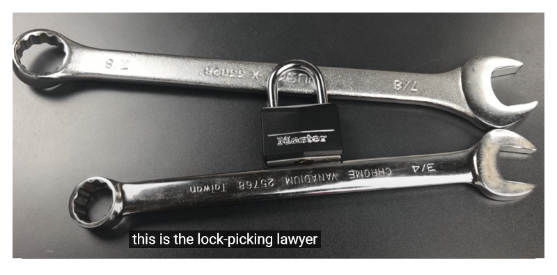 The Lock Picking Lawyer